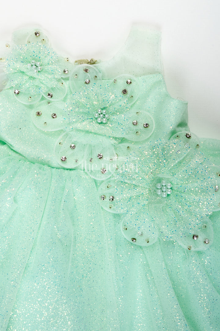 Girls Lace Party Dress Elegant Outfit For Celebrations