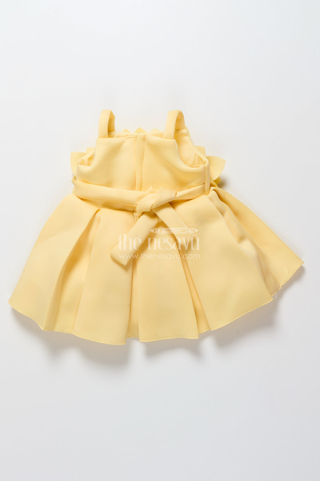 Baby girl scuba frock for birthday parties and playful twirls