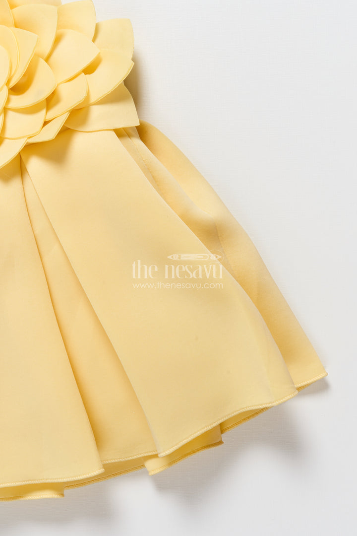 Baby girl scuba frock for birthday parties and playful twirls