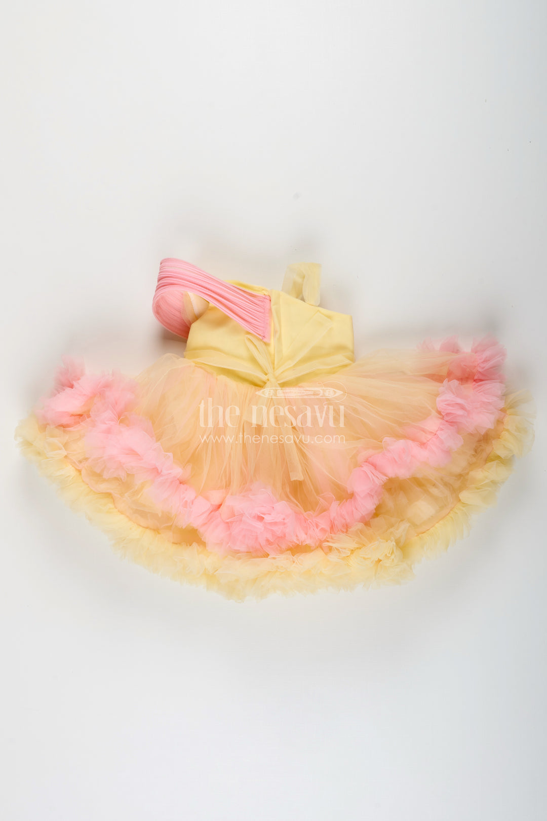 Soft net party frock for baby girls perfect for birthdays and family photos
