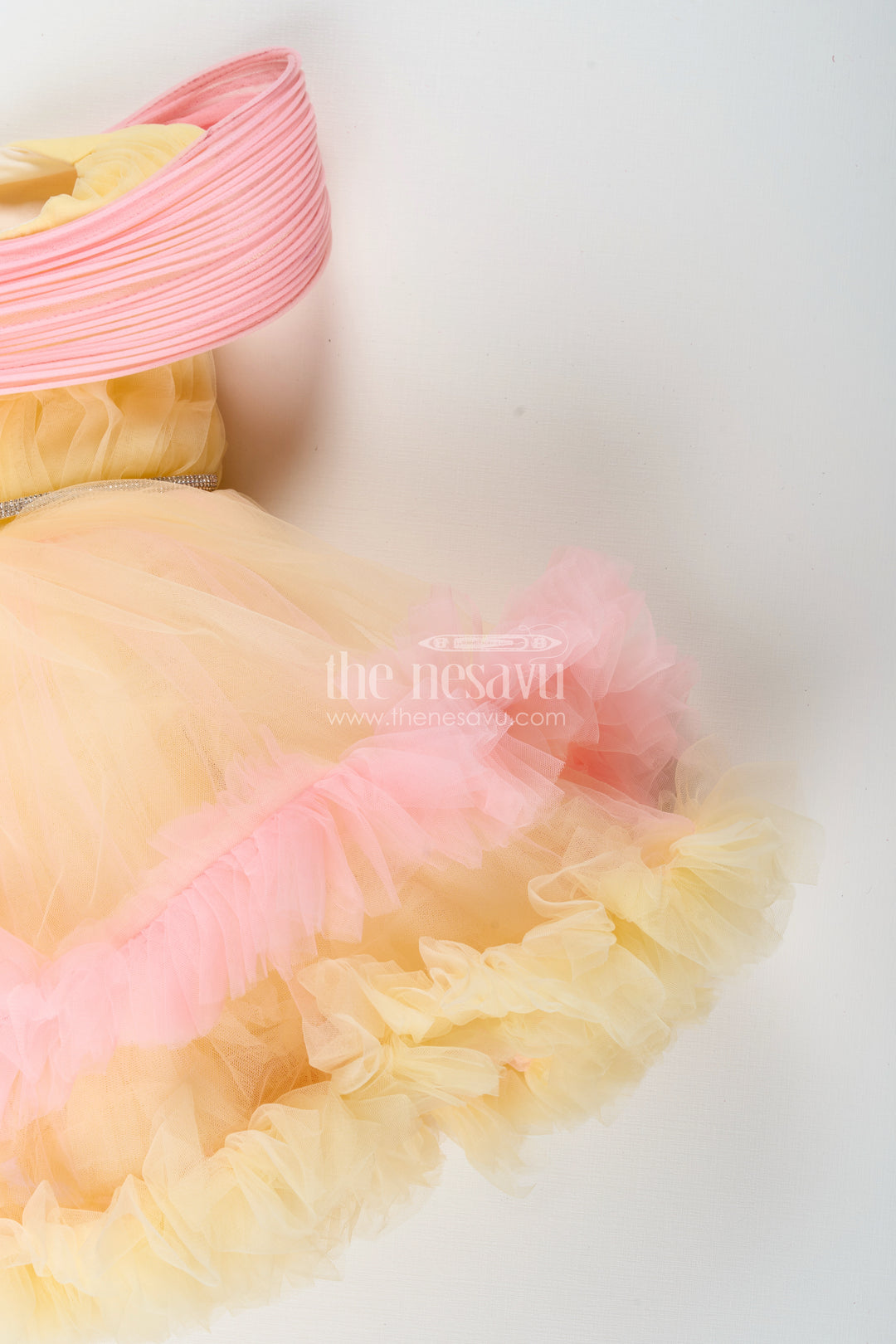 Soft net party frock for baby girls perfect for birthdays and family photos