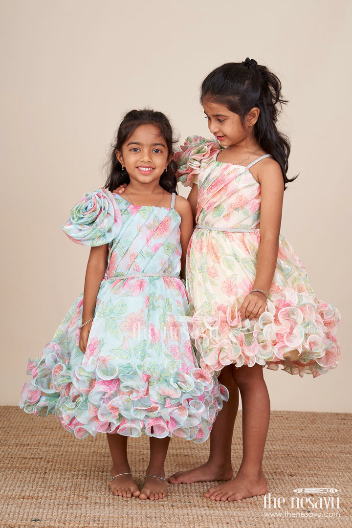 Baby girl ruffle frock for birthday parties and photoshoots