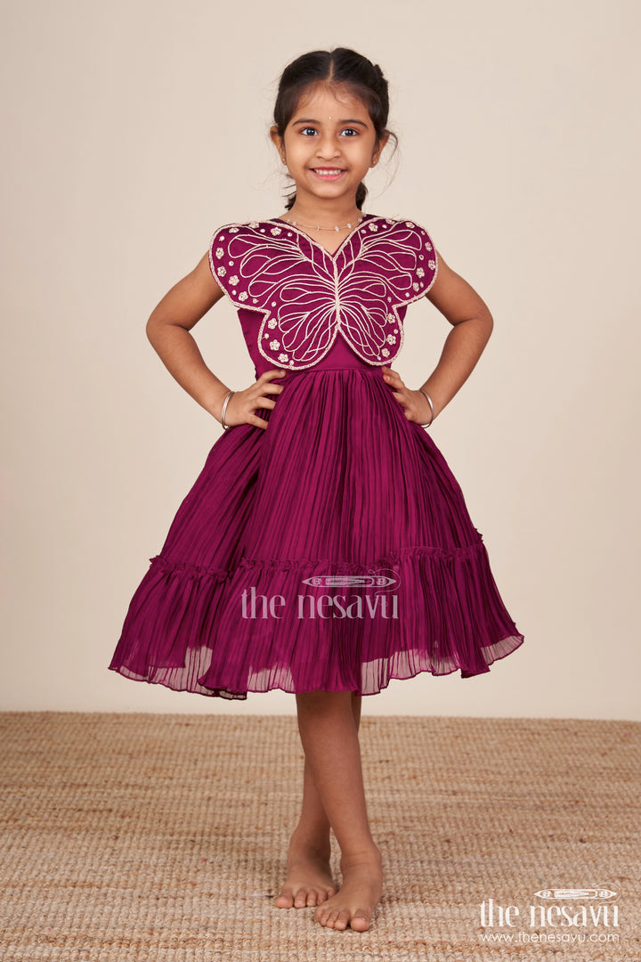 Fancy party frock for toddler girls for birthdays and evening events