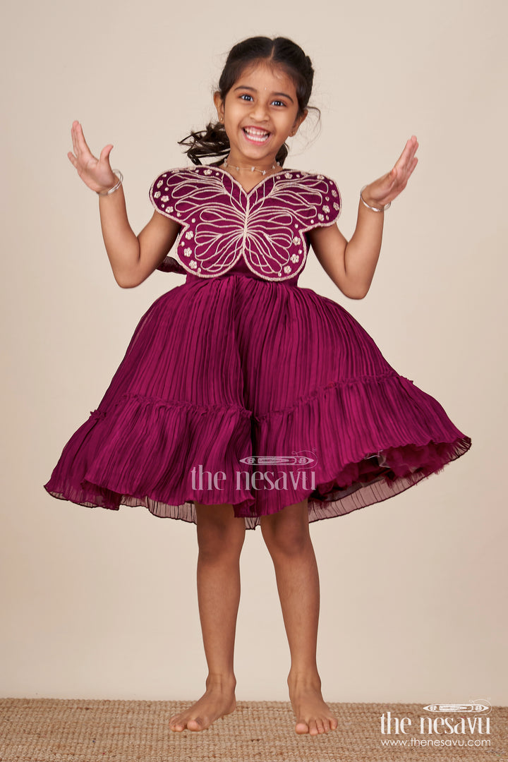 Fancy party frock for toddler girls for birthdays and evening events