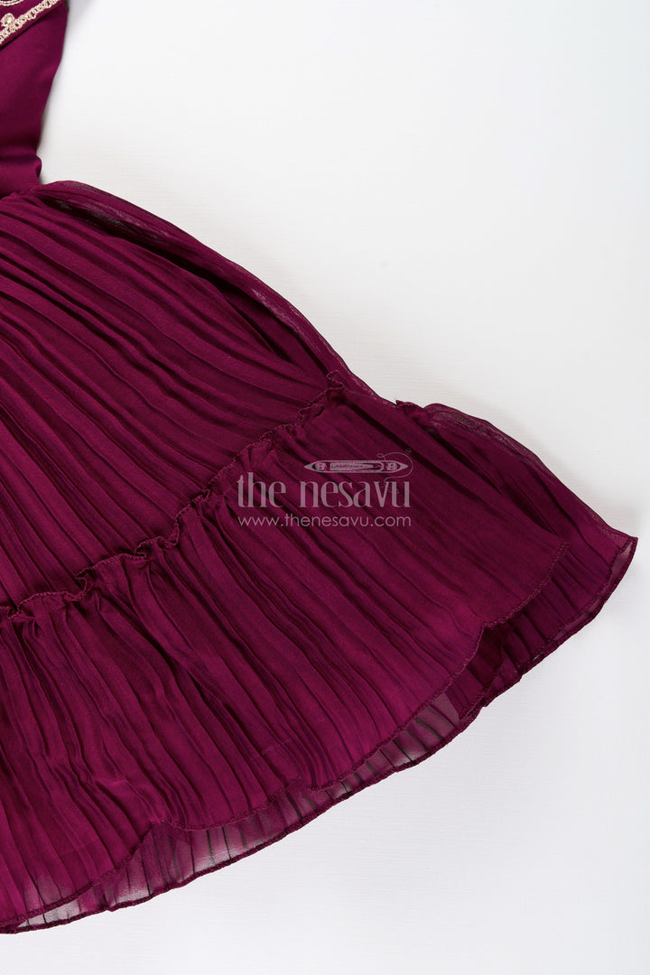 Fancy party frock for toddler girls for birthdays and evening events