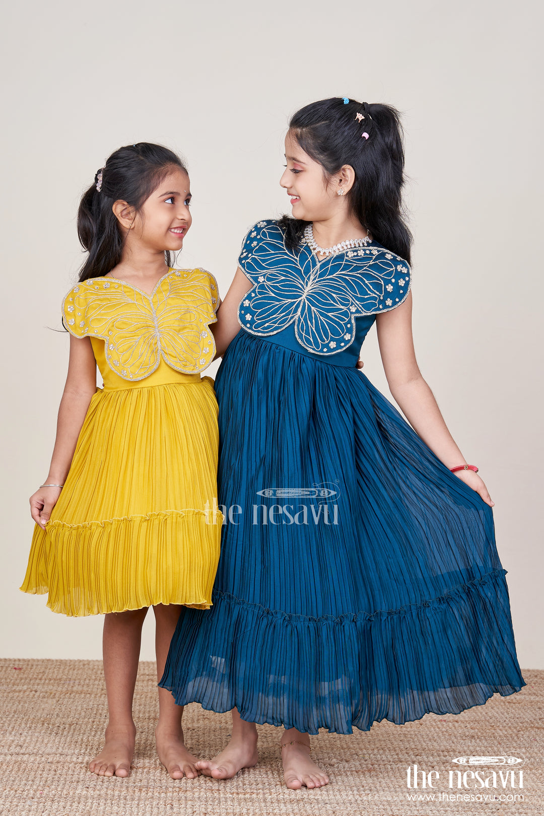 Fancy Frock for Baby Girls with Butterfly Embroidery for Birthdays and Events