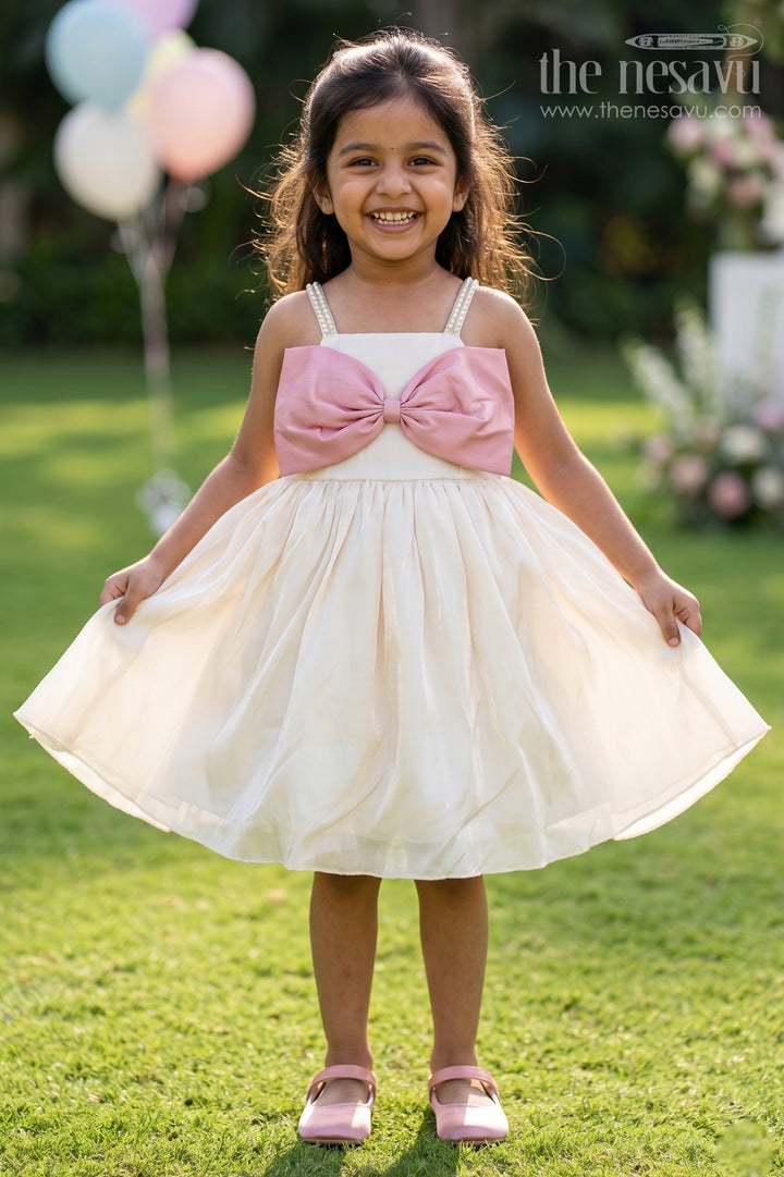 Girls Satin Party Frock for Birthdays and Special Occasions