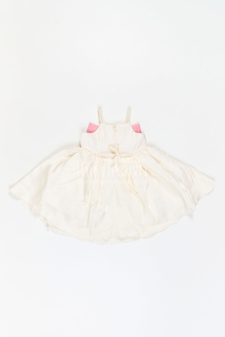 Girls Satin Party Frock for Birthdays and Special Occasions