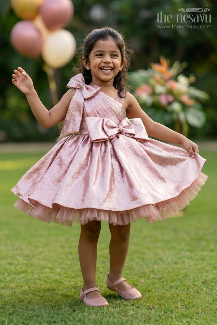 Toddler Girl Party Frock for Birthdays and Evening Celebrations
