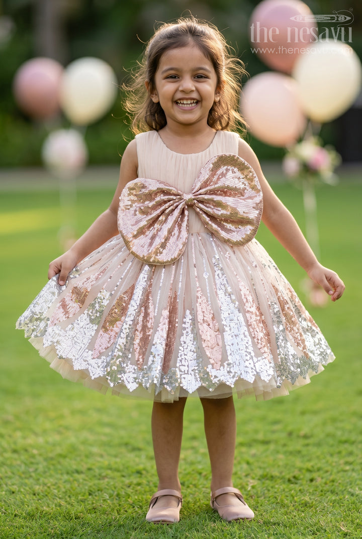 Baby Girl Net Party Frock for First Birthday and Special Occasions