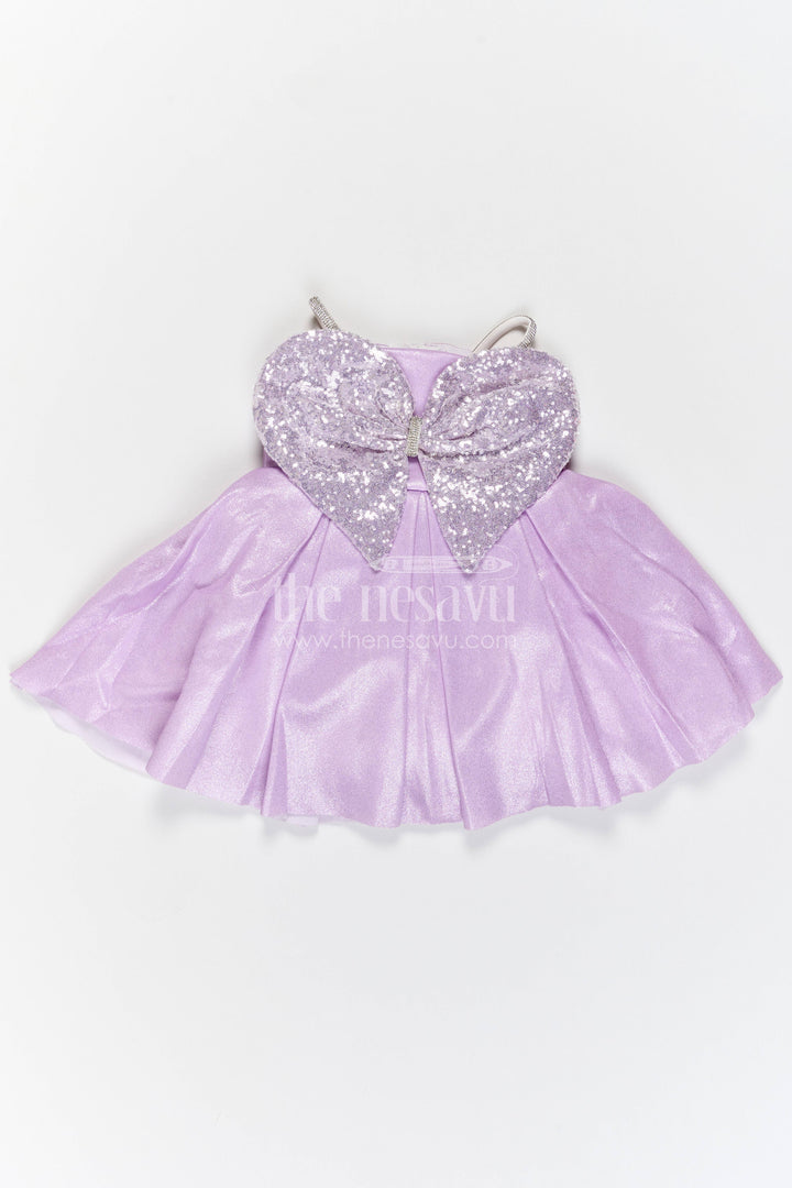 Party Dress for Girls with Sequin Work for Festive Occasions