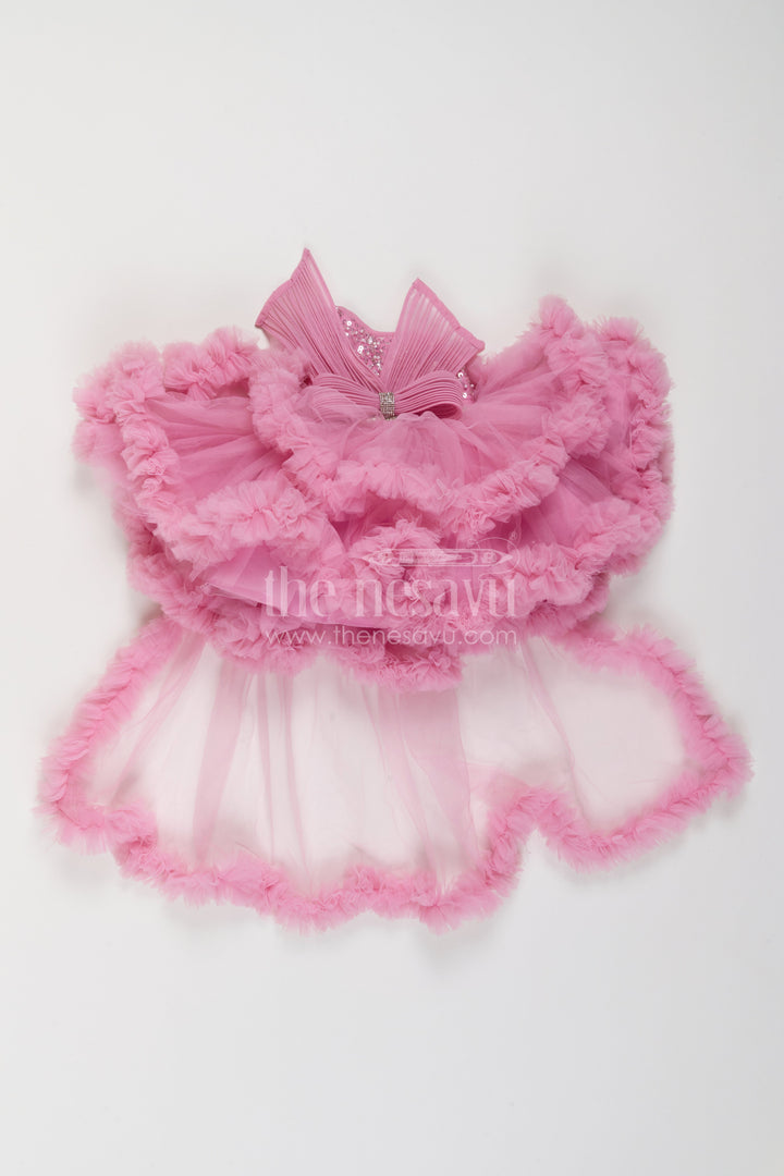 Girls Ruffle Frock for Birthday Photoshoots and Princess Parties