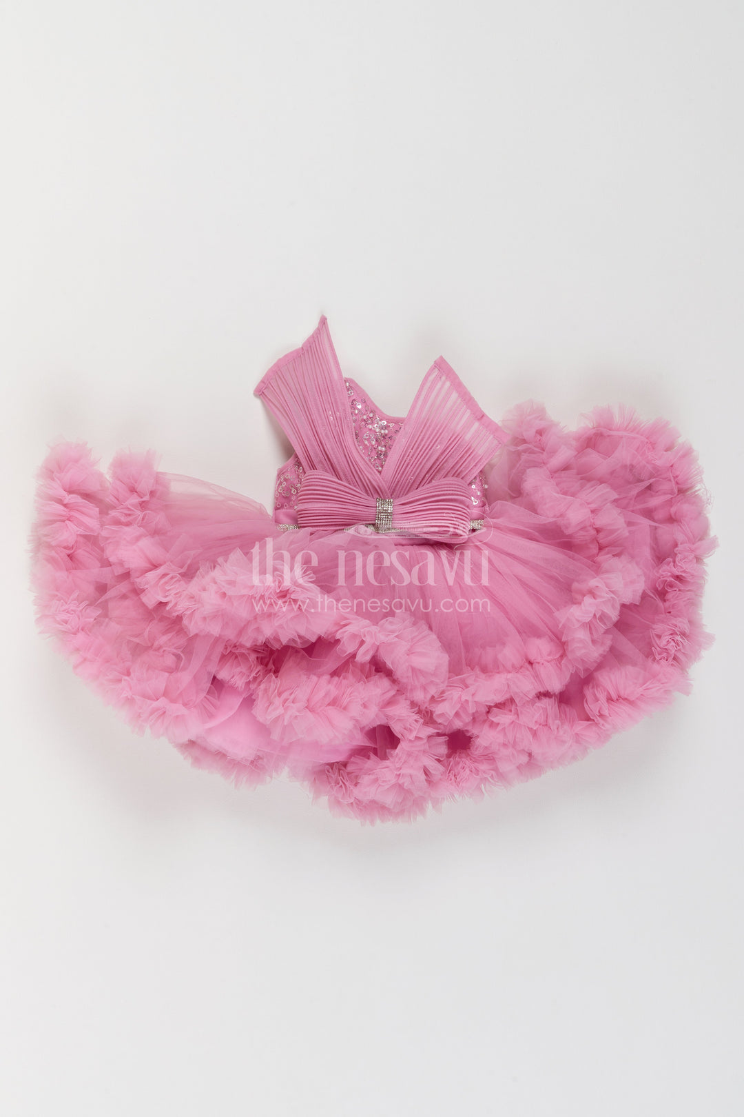 Girls Ruffle Frock for Birthday Photoshoots and Princess Parties