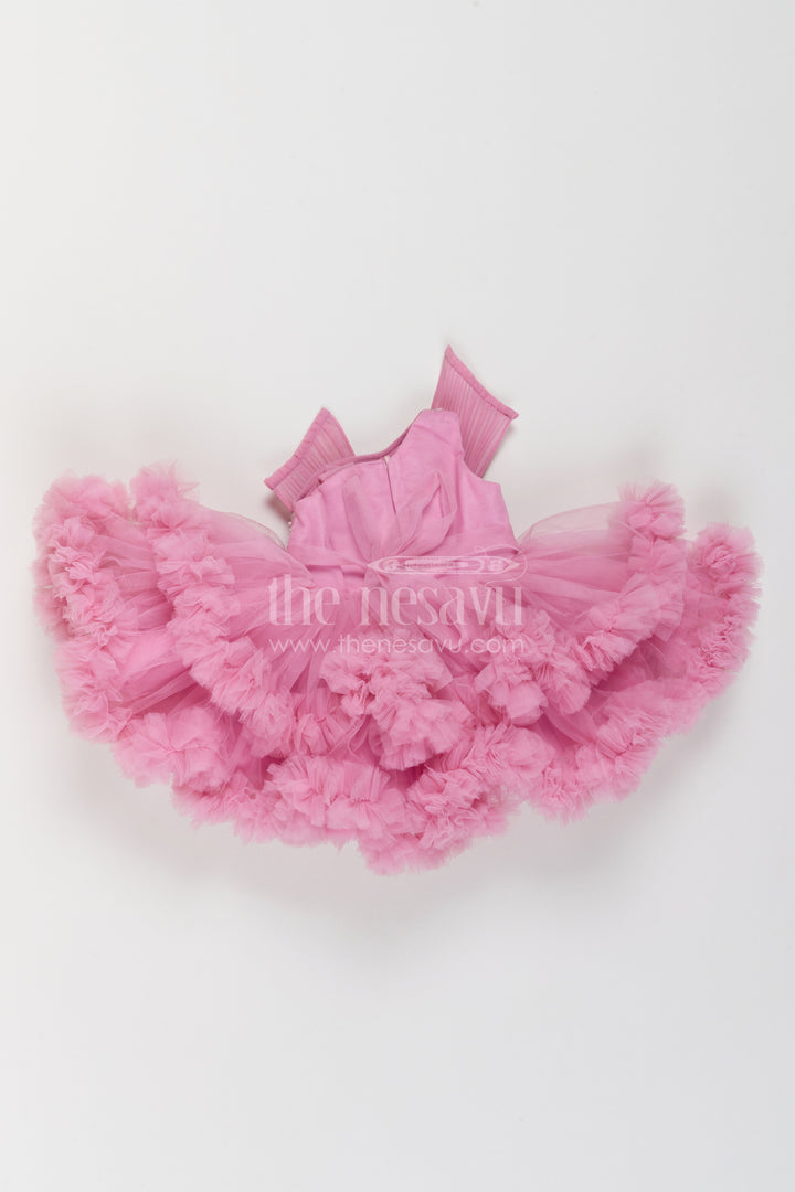 Girls Ruffle Frock for Birthday Photoshoots and Princess Parties