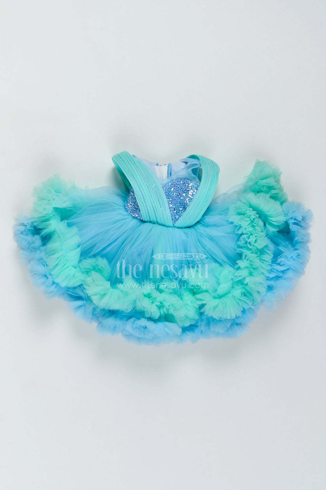 Girls Layered Net Frock for Birthday Parties and Twirl Moments