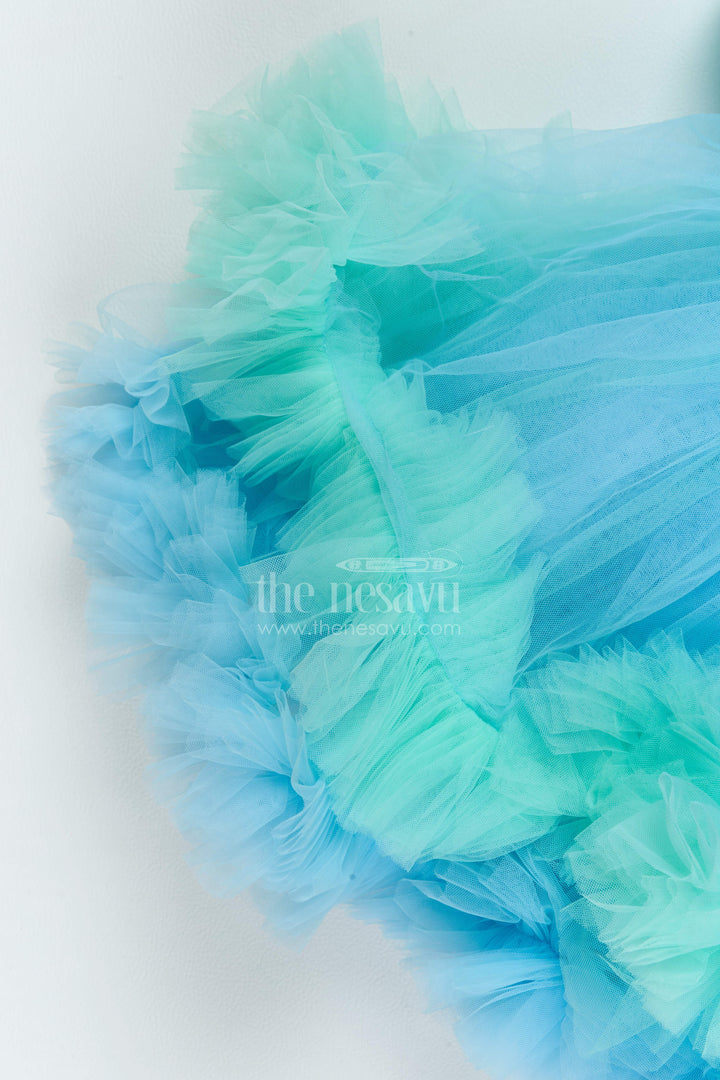 Girls Layered Net Frock for Birthday Parties and Twirl Moments