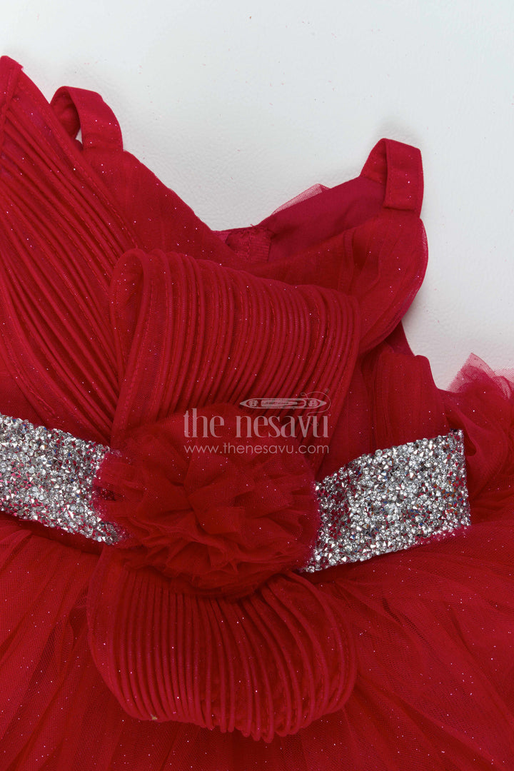 Girls Dramatic Ruffle Frock for Princess Parties and Cake Cutting