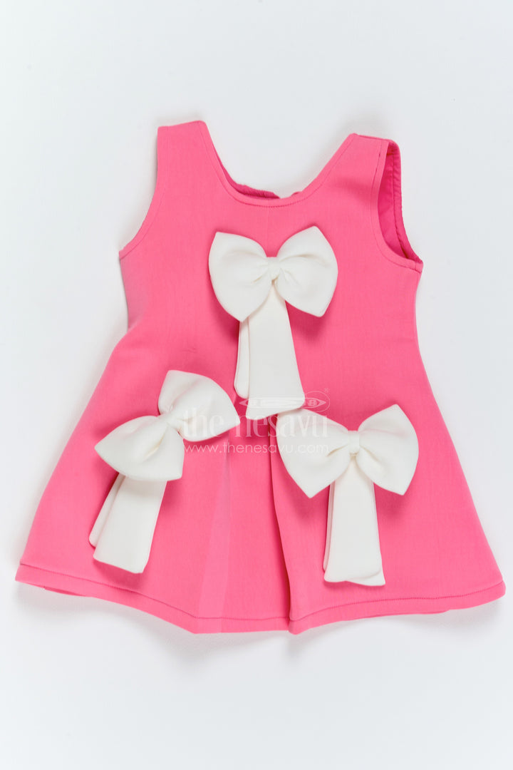 Girls Bow Frock for Birthday Outings and Family Celebrations