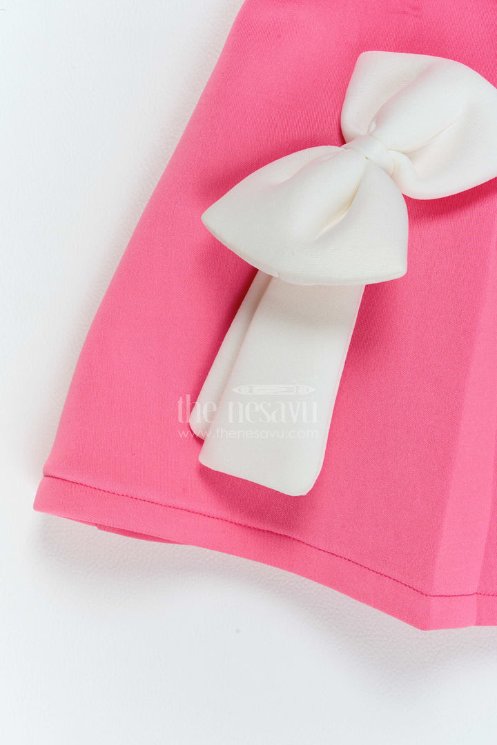 Girls Bow Frock for Birthday Outings and Family Celebrations
