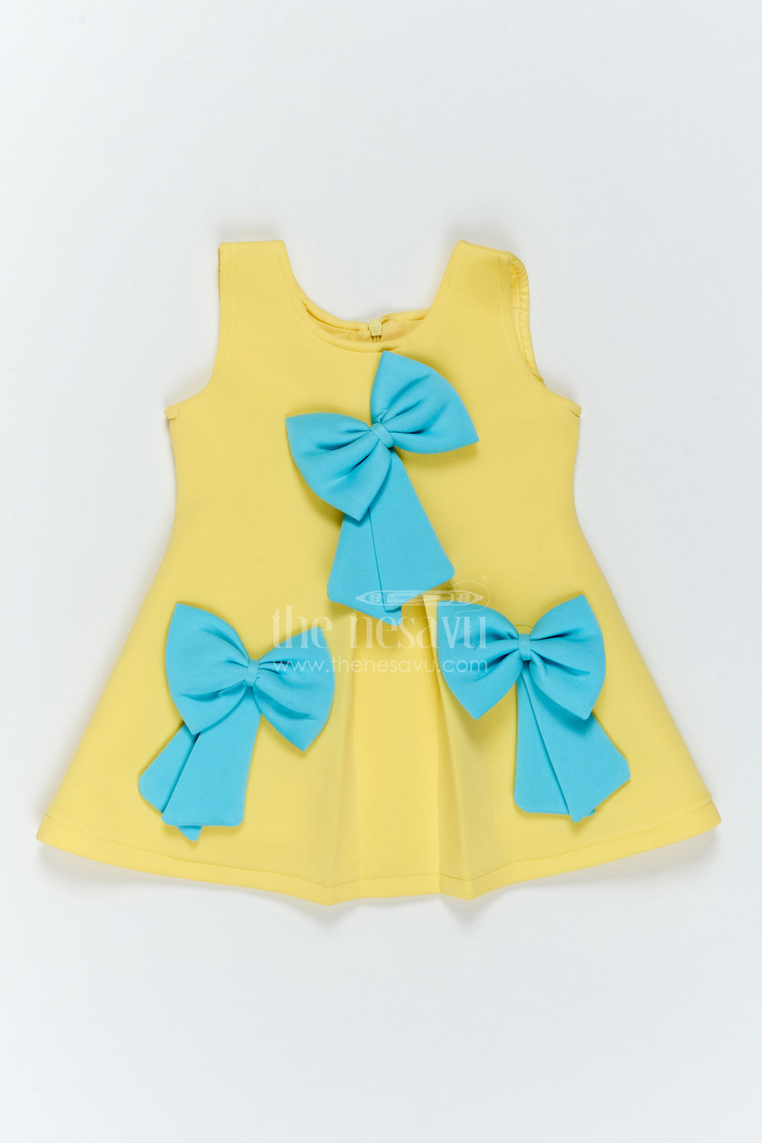 Girls Statement Bow Frock for Birthday Parties and Playful Celebrations