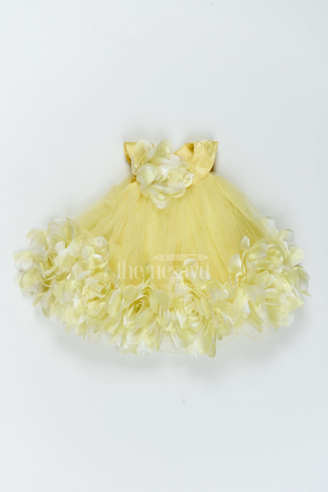 Girls Frill Party Frock for Cake Cutting and Birthday Photoshoots