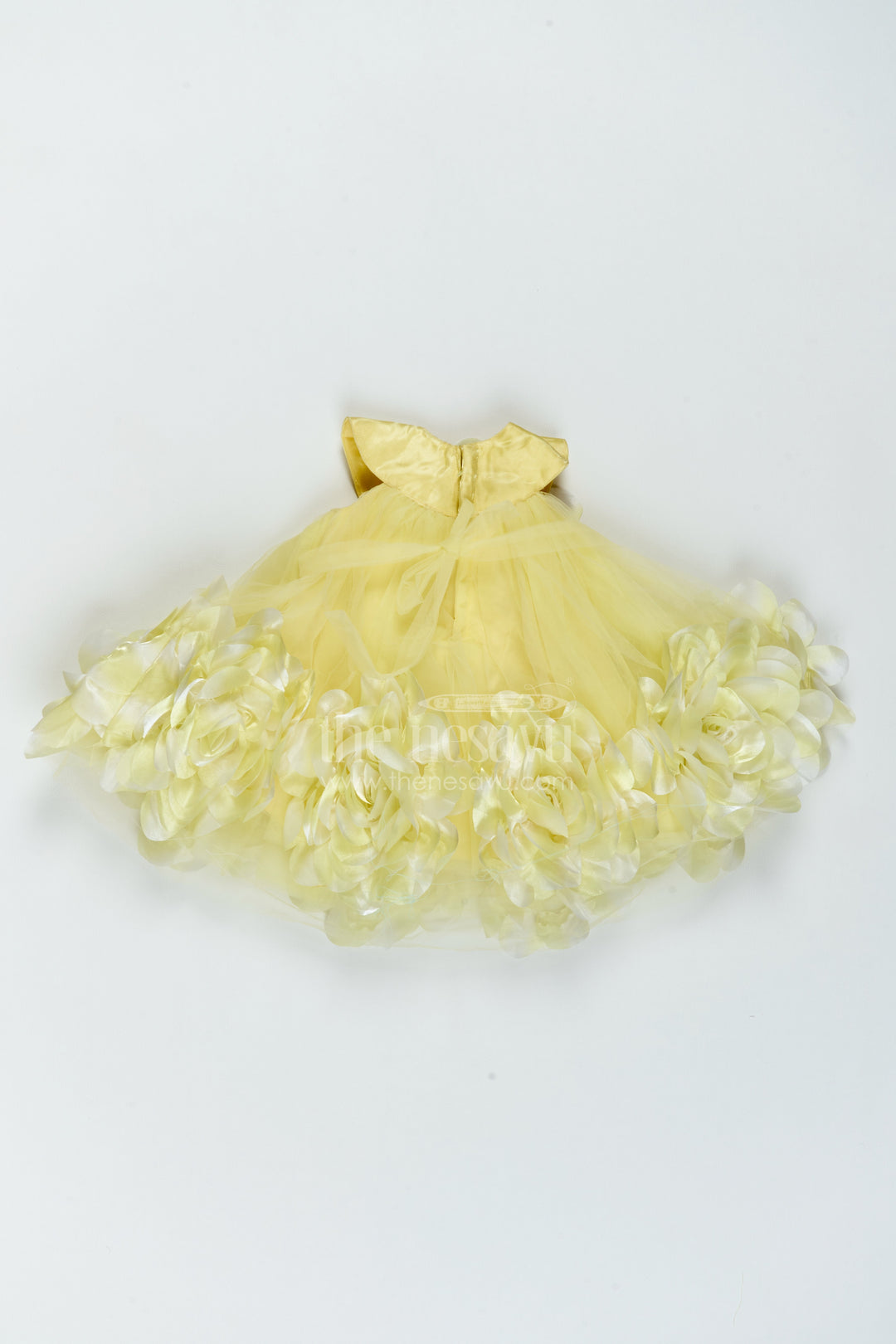 Girls Frill Party Frock for Cake Cutting and Birthday Photoshoots