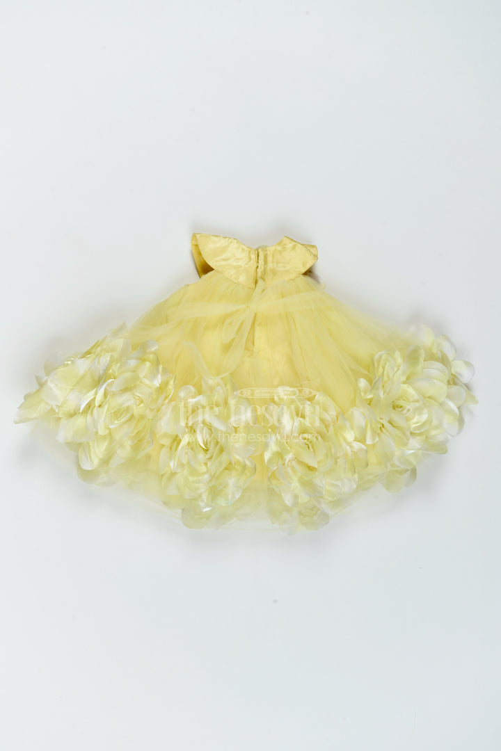 Girls Frill Party Frock for Cake Cutting and Birthday Photoshoots
