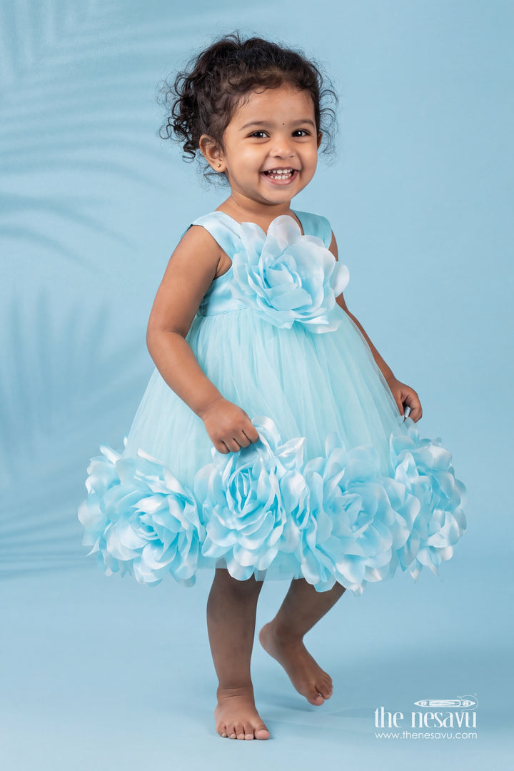 Girls Flower Petal Frock for Birthdays and Magical Photo Moments