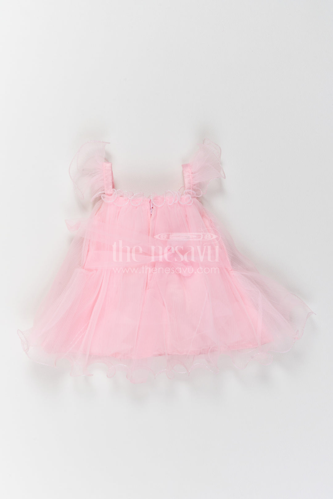 Girls Bow Party Frock for First Birthdays and Cake Smash Photos