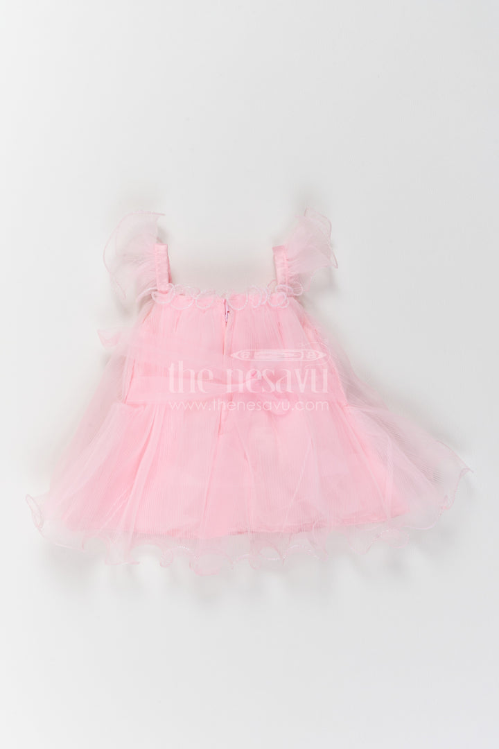 Girls Bow Party Frock for First Birthdays and Cake Smash Photos