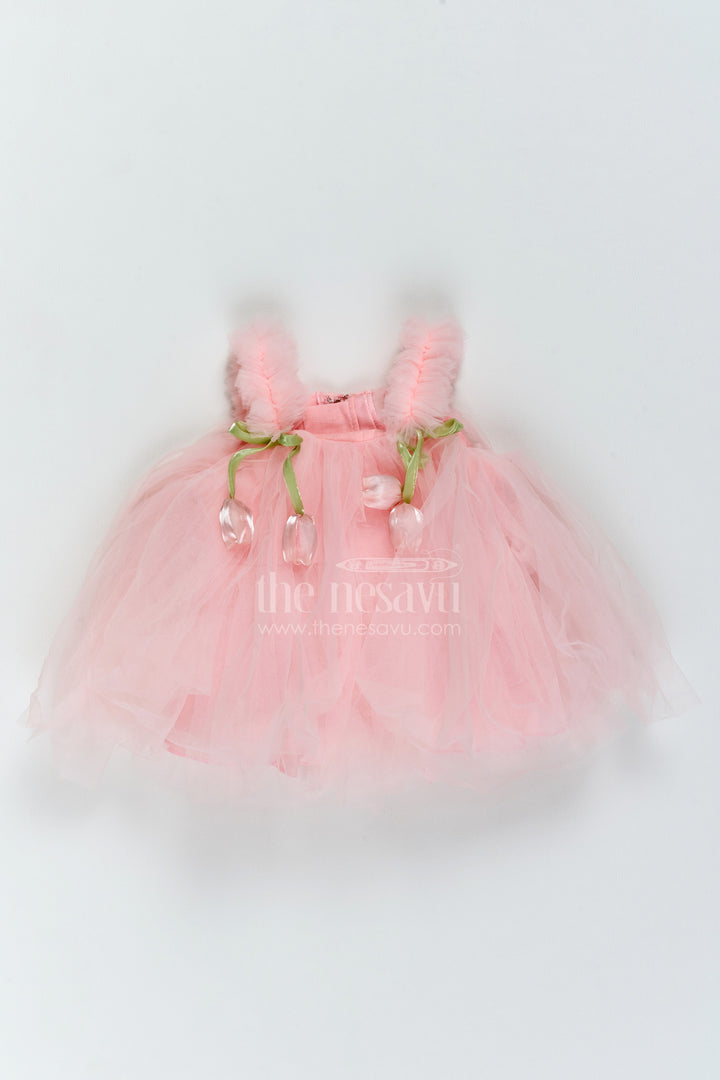 Baby Girl Tulip Frock for Cake Cutting and Birthday Portraits
