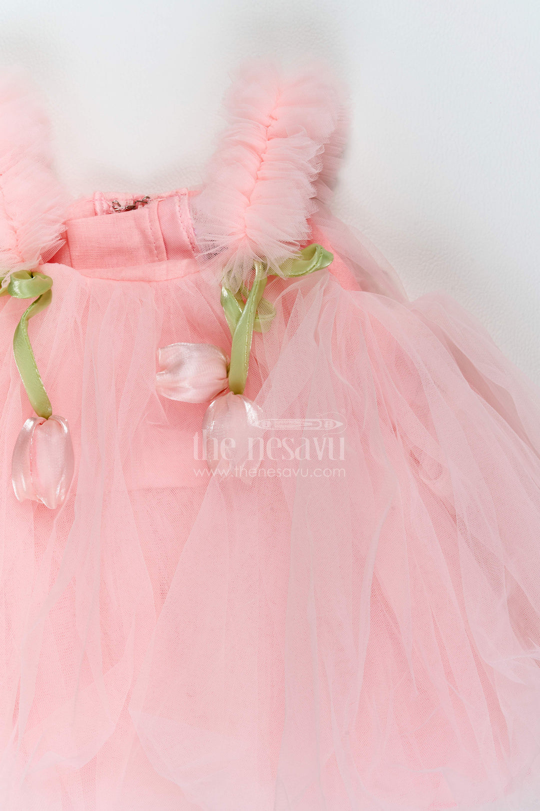 Baby Girl Tulip Frock for Cake Cutting and Birthday Portraits