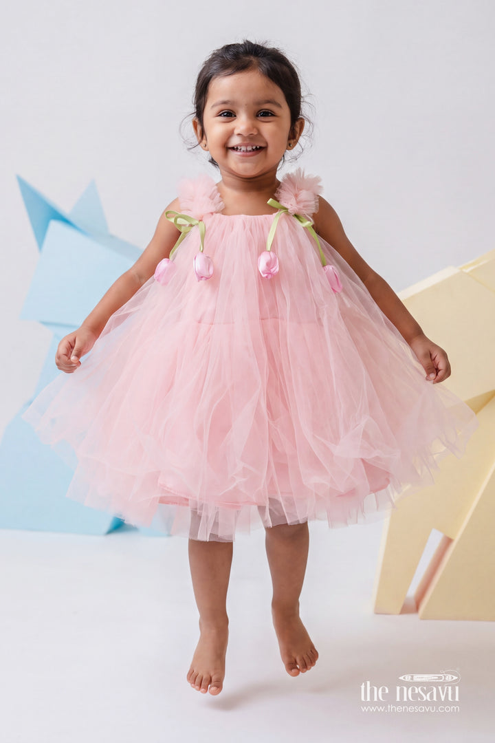 Girls Tulip Frock for Birthday Parties and Twirl Celebrations