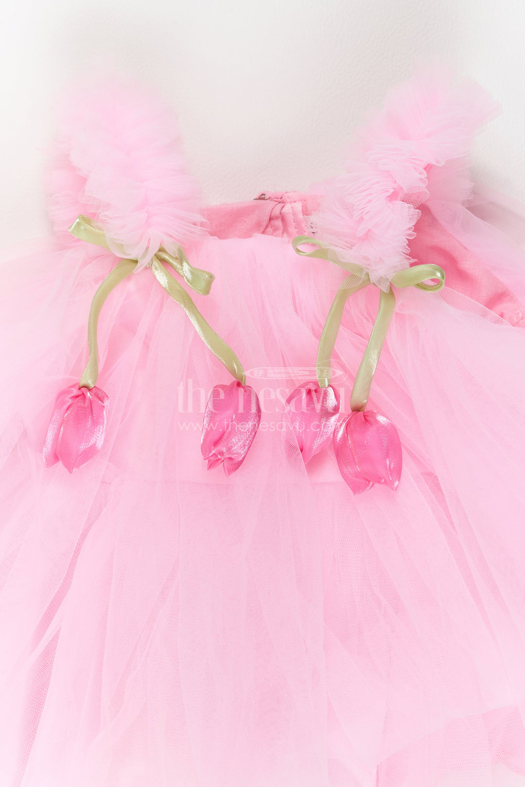 Girls Garden Princess Frock for Milestone Parties and Family Portraits