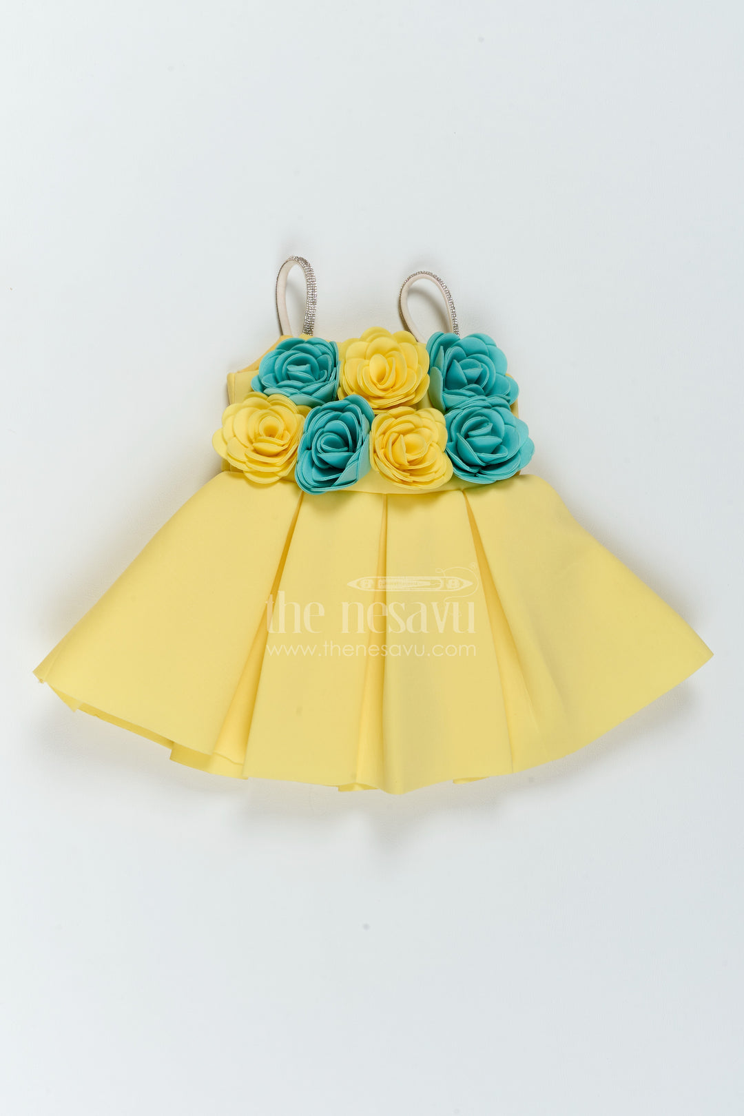 Girls Floral Waist Frock for Birthday Outings and Family Functions