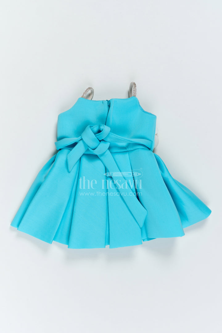 Girls Rose Waist Frock for Birthday Parties and Family Celebrations
