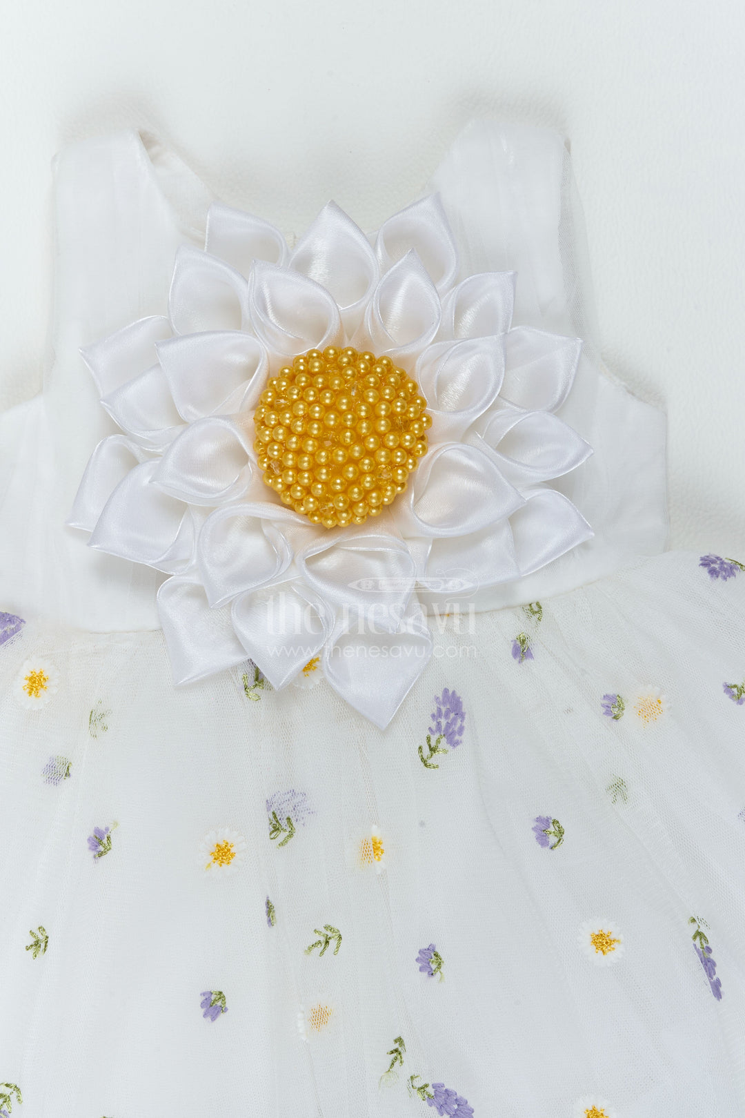 Baby Girl Polka Dot Frock for First Birthday and Cake Cutting
