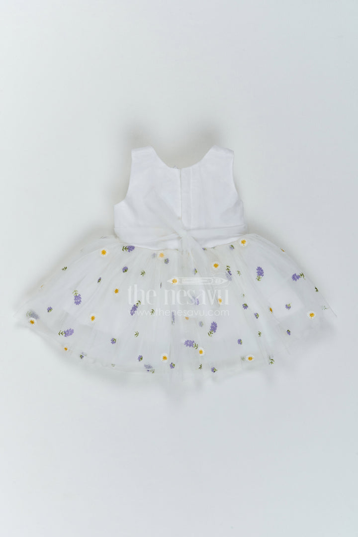 Baby Girl Polka Dot Frock for First Birthday and Cake Cutting