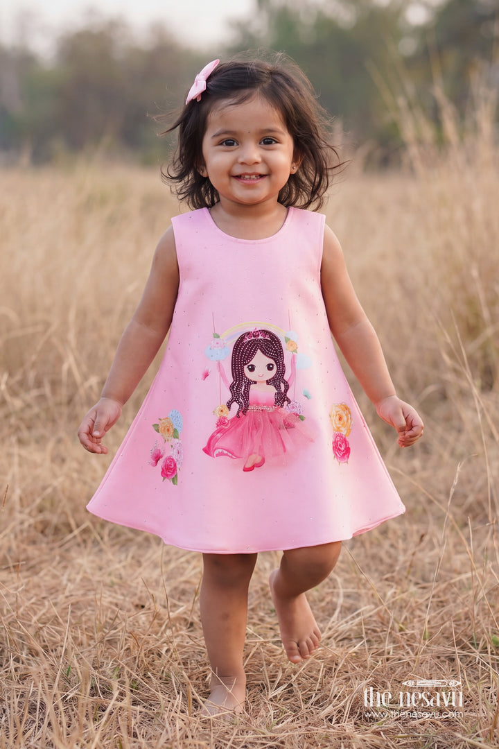 Party Dress for Girls in Pink with an Occasion Ready Finish