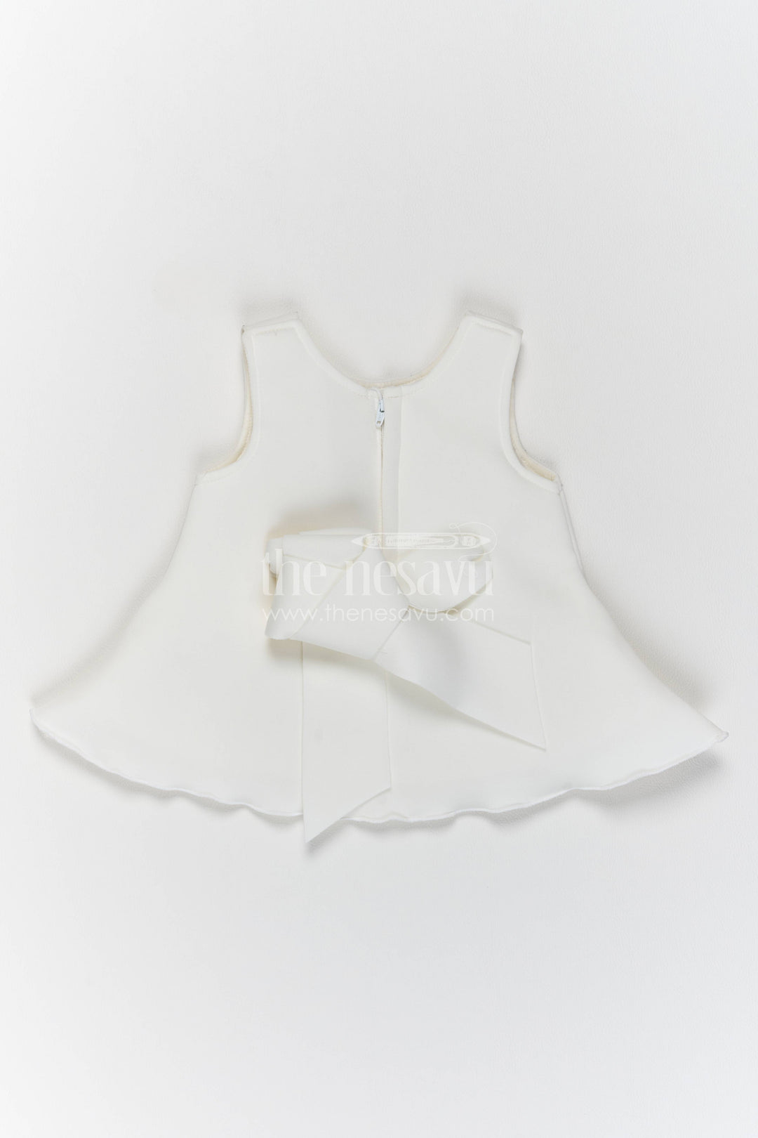 Party Dress for Girls in White with an Occasion Ready Finish