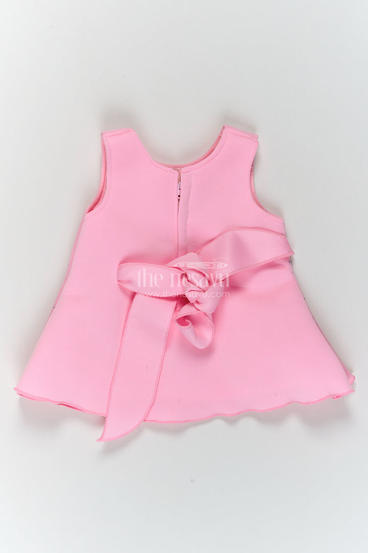 Girls Scuba Party Frock in Pink with Unicorn Rainbow