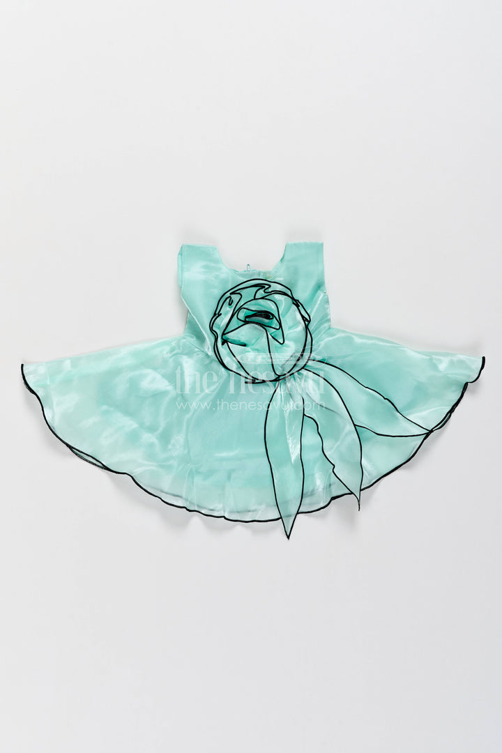 Designer Frock for Girls with Floral Detailing for Weddings and Parties