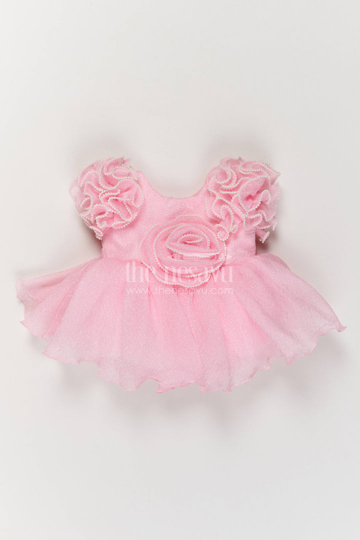 Party Dress for Girls in Pink for Wedding Moments