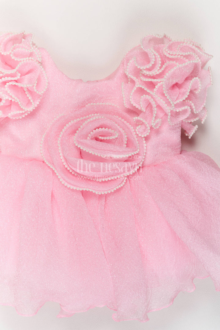 Party Dress for Girls in Pink for Wedding Moments