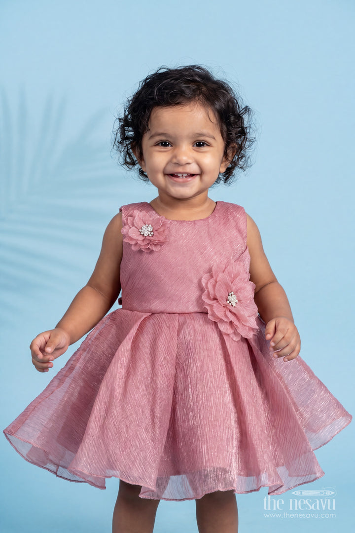 Party Dress for Girls in Pink for Ceremony Dressing