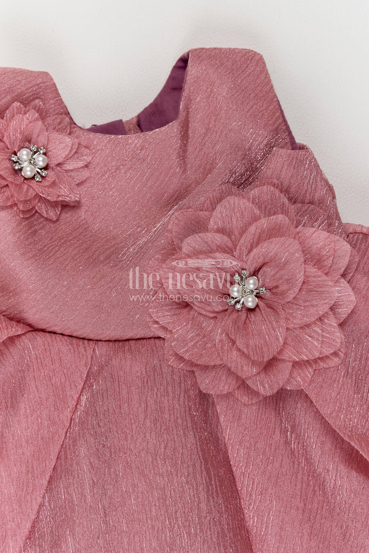 Party Dress for Girls in Pink for Ceremony Dressing