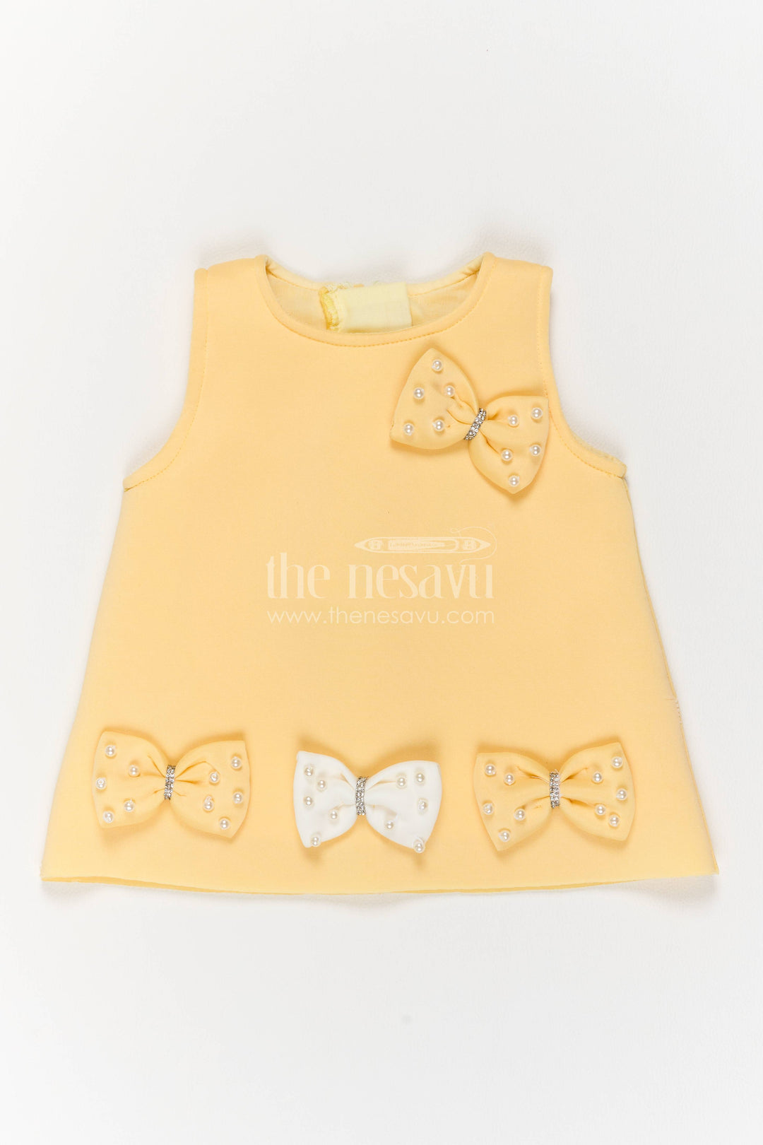 Party Dress for Girls in Yellow for Wedding Moments