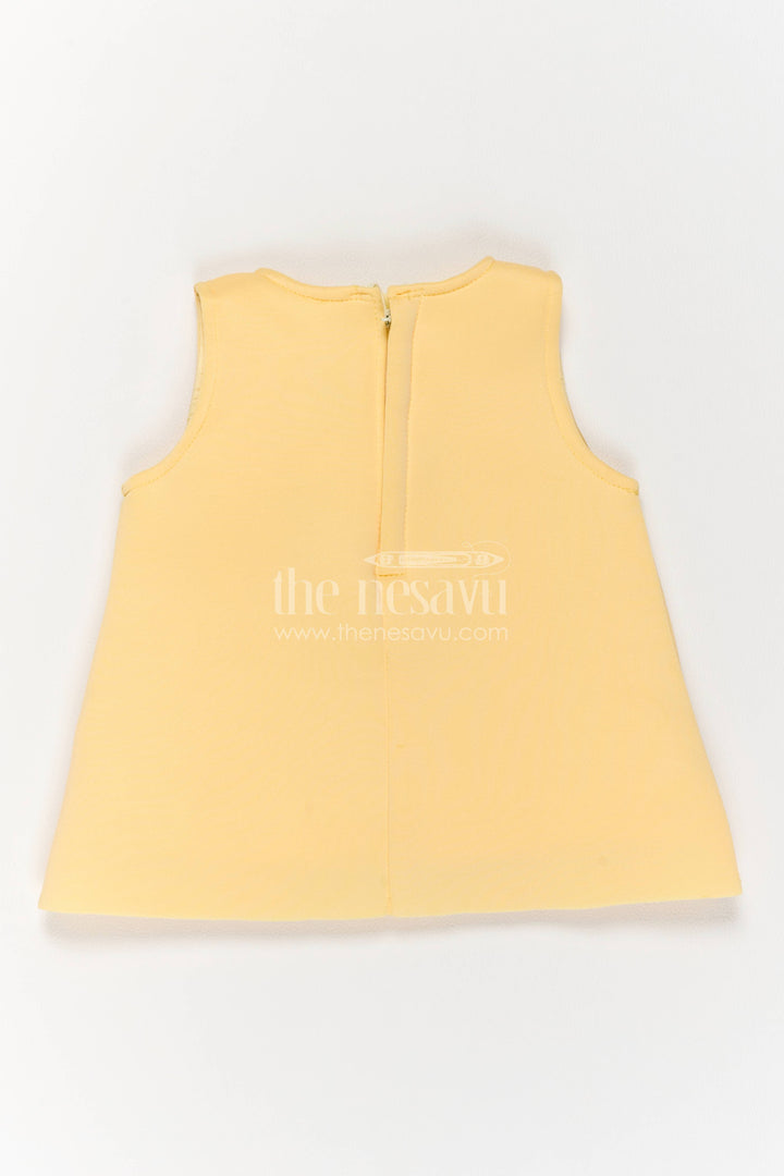 Party Dress for Girls in Yellow for Wedding Moments