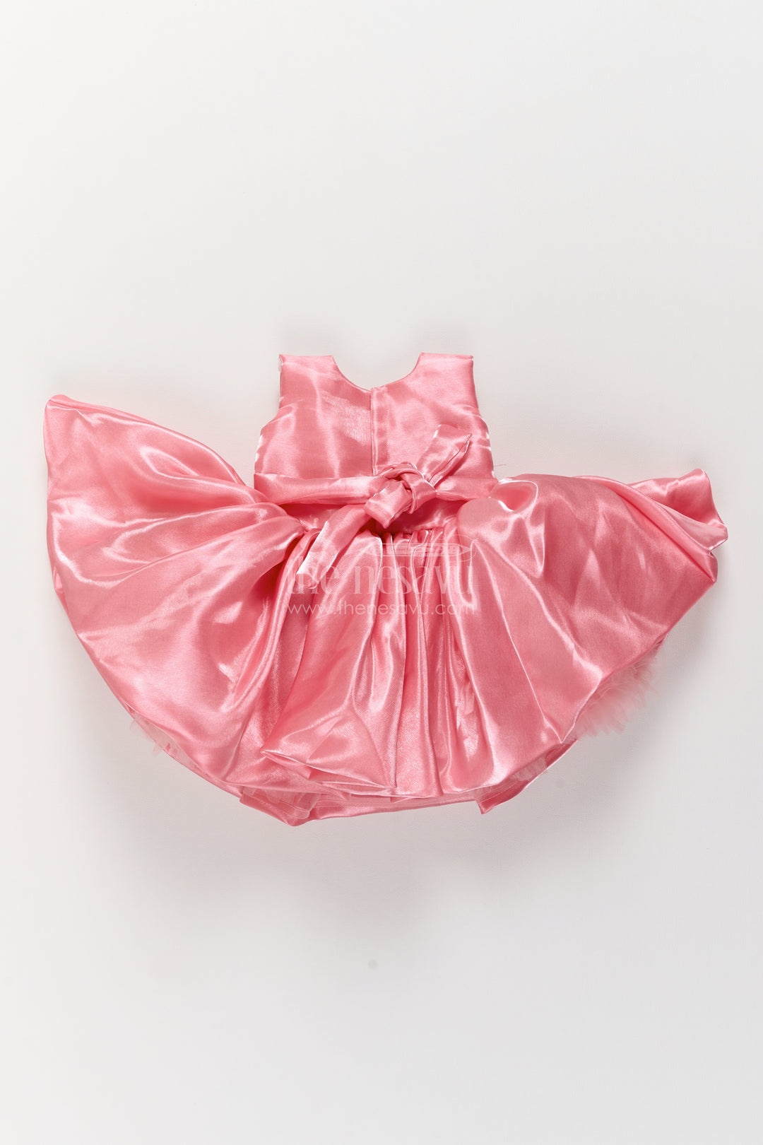 Designer Frock for Girls in Pink for Festive Gatherings