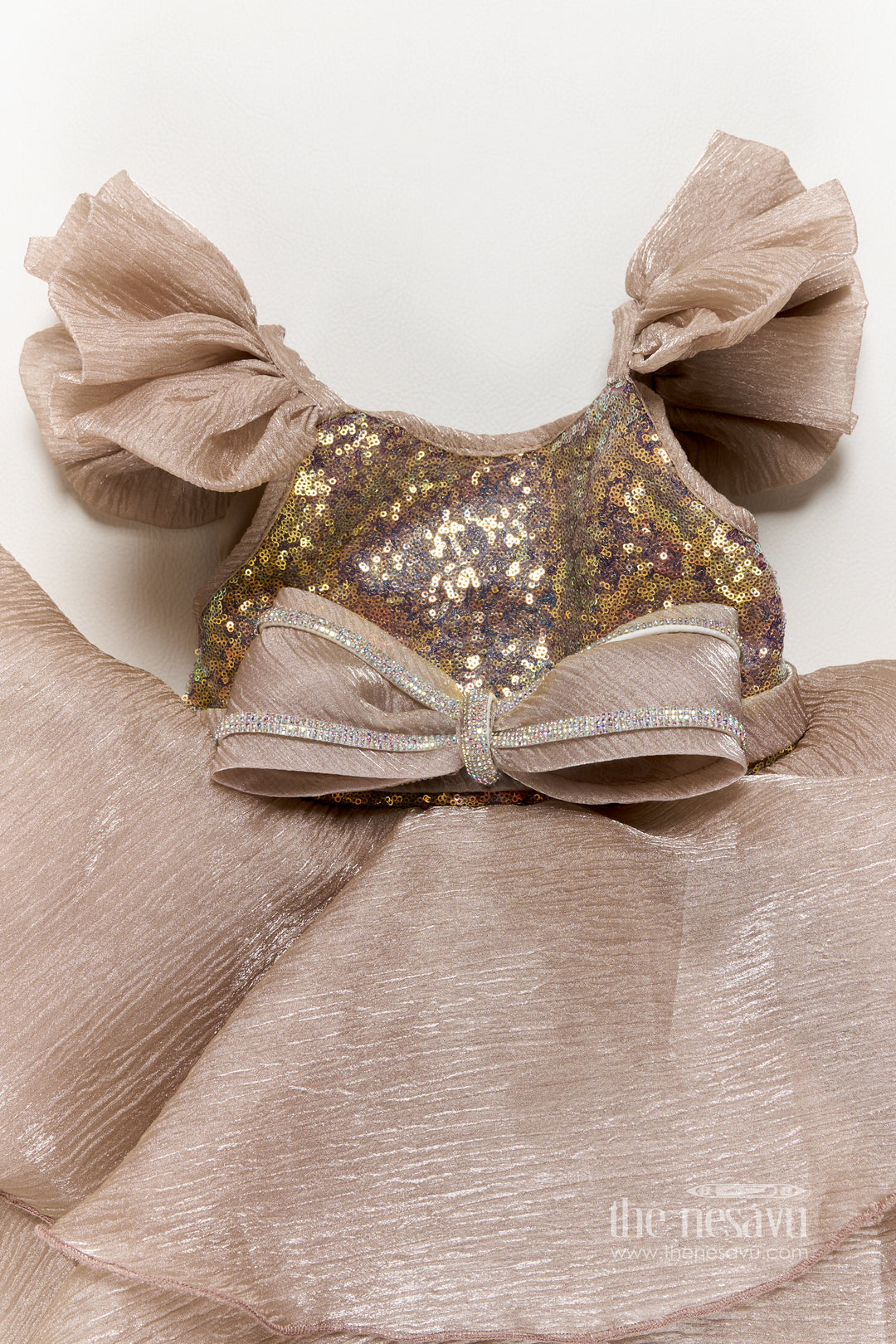 Party Dress for Girls in Green for Family Celebrations